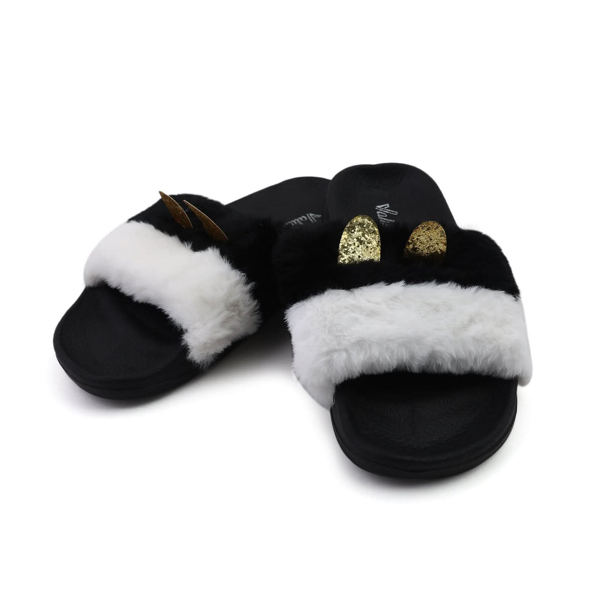 Valuable Women's Open-toe Slider - Black, Women Slippers, Chase Value, Chase Value