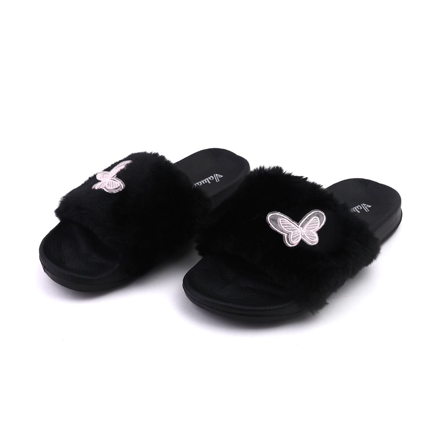 Valuable Women's Open-toe Slider - Black, Women Slippers, Chase Value, Chase Value
