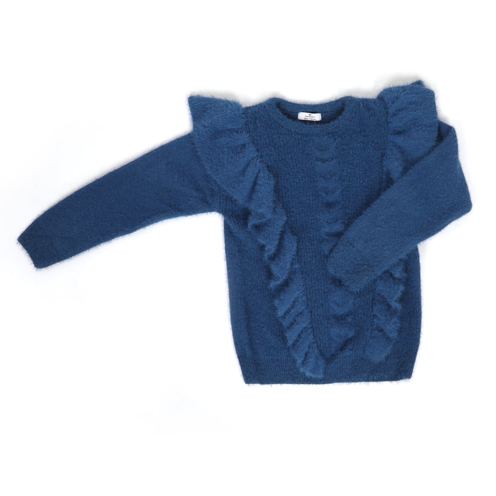 Eminent Girls Full Sleeves Sweater - Royal Blue, Girls Sweaters, Eminent, Chase Value