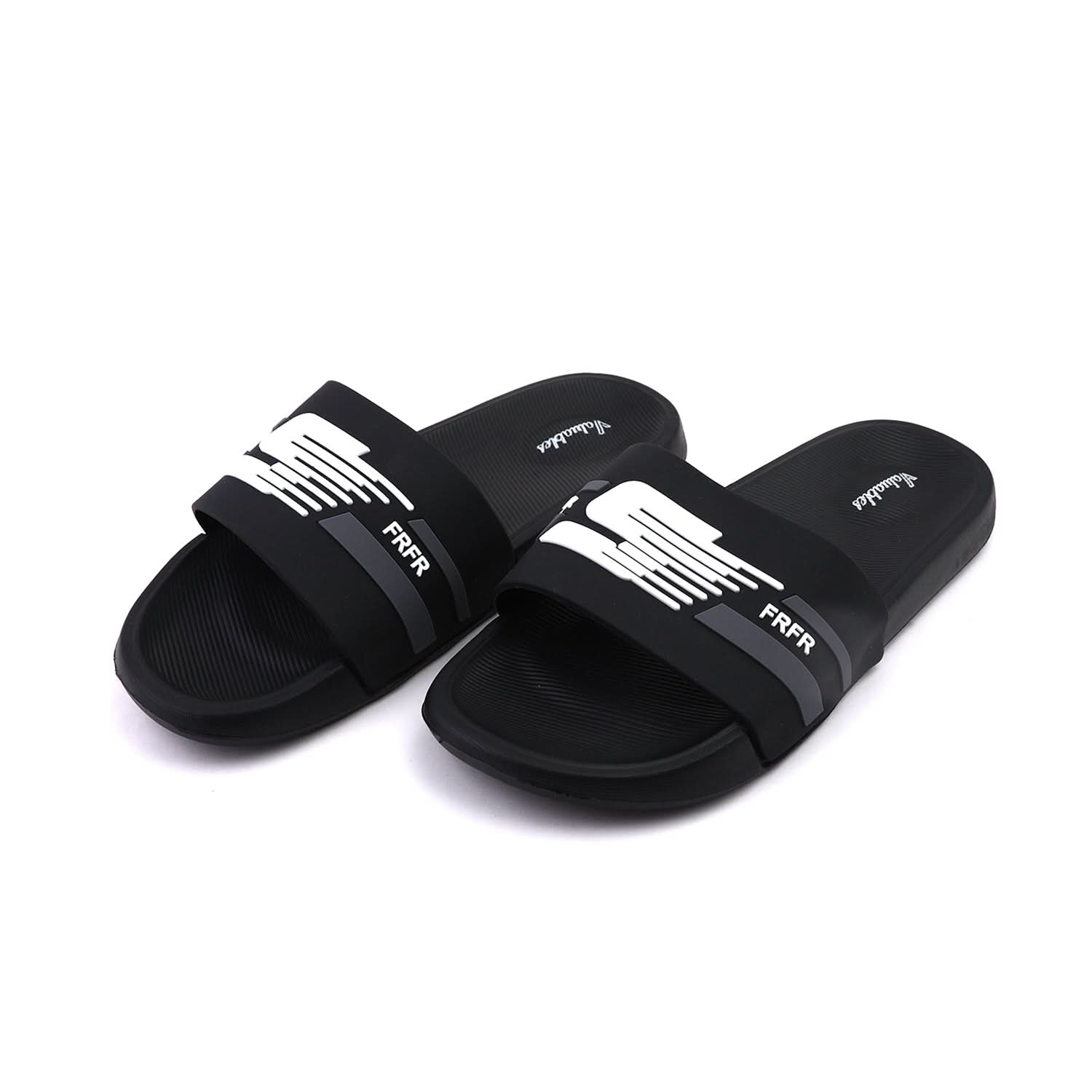 Valuable Open-toe Men's Slider- Black, Men's Slippers, Chase Value, Chase Value