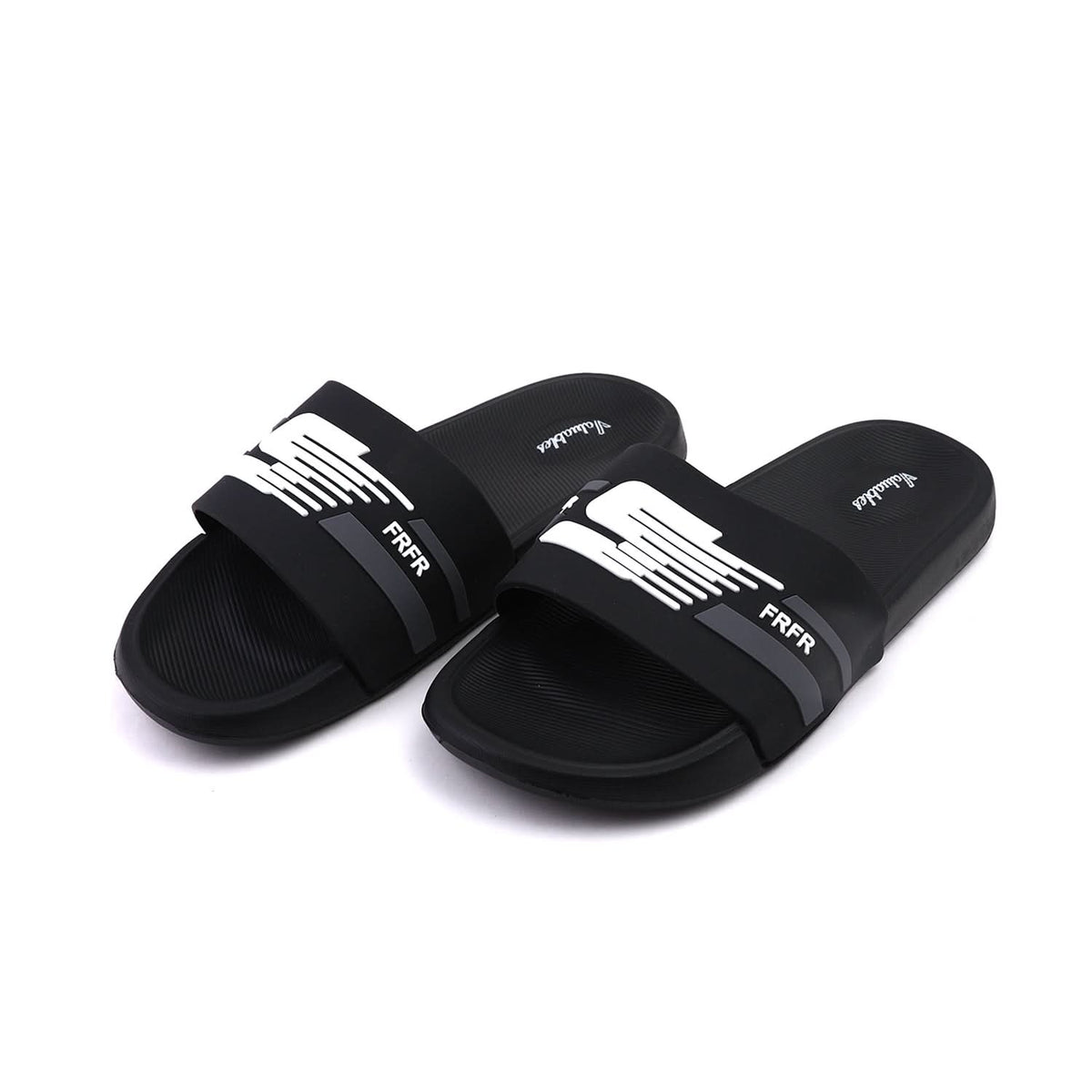 Valuable Open-toe Men's Slider- Black, Men's Slippers, Chase Value, Chase Value