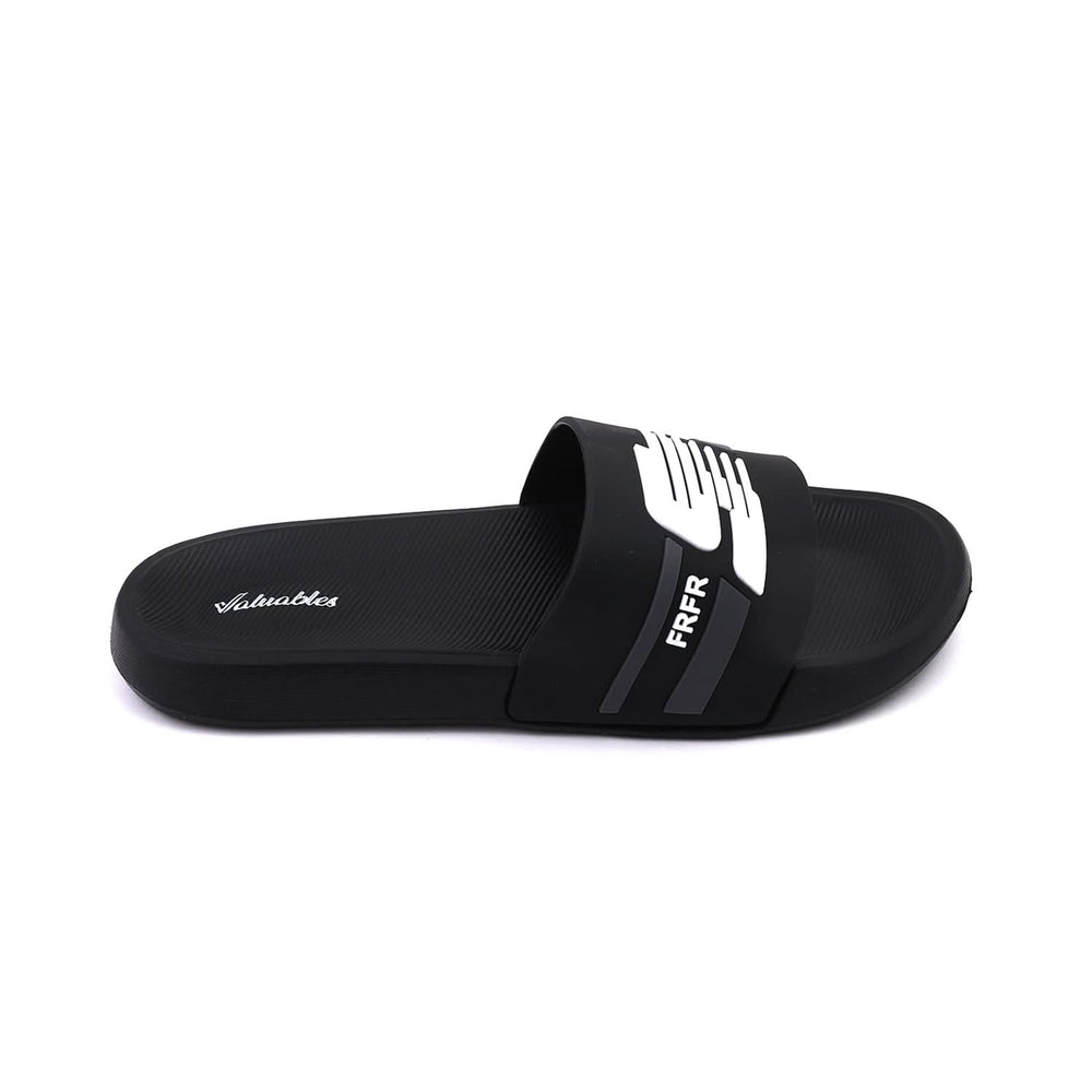 Valuable Open-toe Men's Slider- Black, Men's Slippers, Chase Value, Chase Value
