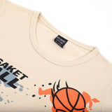 Boys Half Sleeves T-Shirt - Fawn, Boys T-Shirts, Chase Value, Chase Value