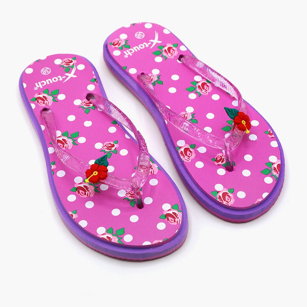 Women's Flip Flop Slipper - Pink, Women Slippers, Chase Value, Chase Value