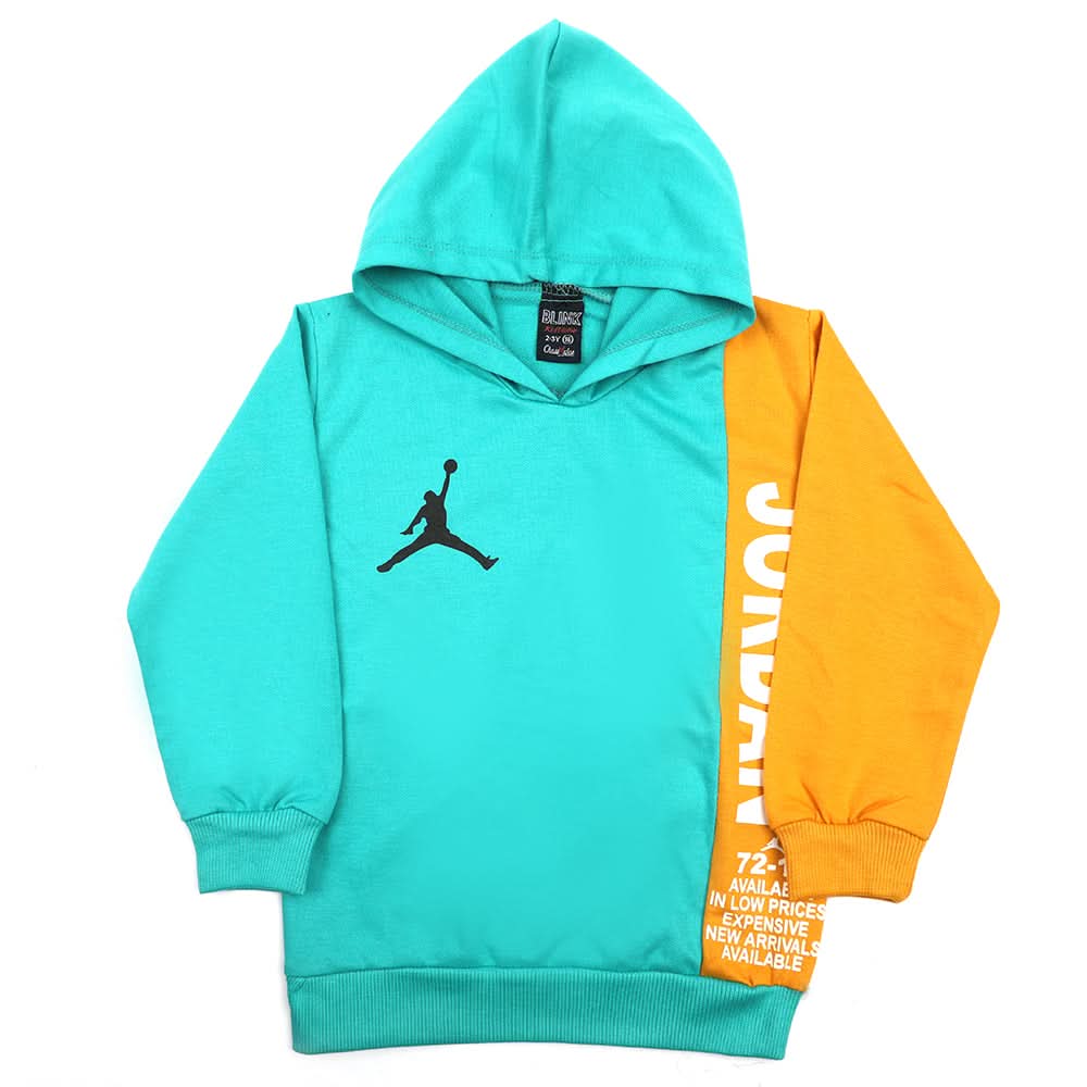 Boys Full Sleeves Hoodie - Sea Green, Boys Hoodies & Sweat Shirts, Chase Value, Chase Value