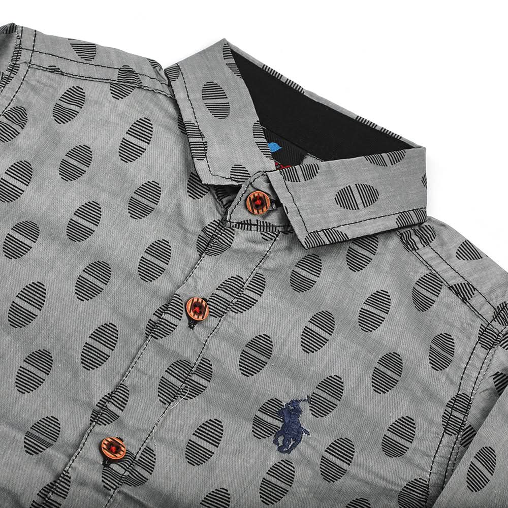 Boys Full Sleeves Shirt - Grey, Boys Shirts, Chase Value, Chase Value