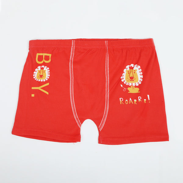 Boys Boxer - Red, Boys Underwear, Chase Value, Chase Value