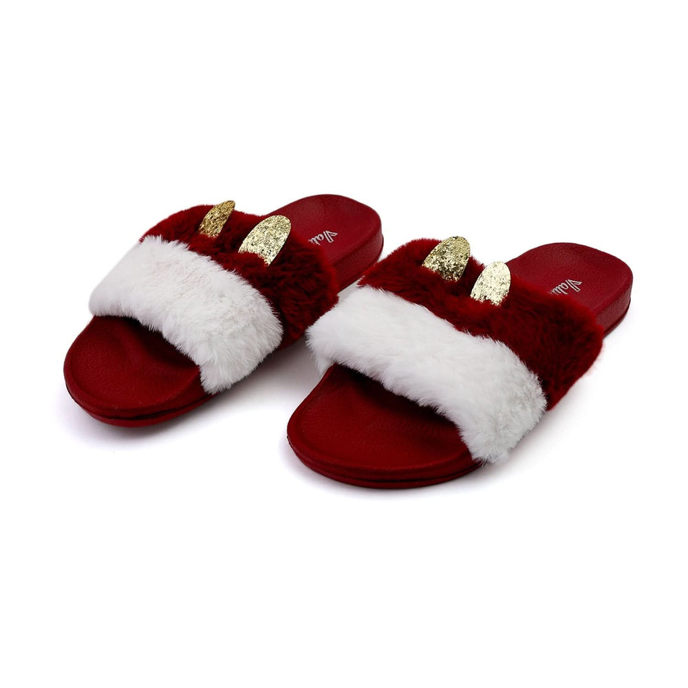 Valuable Women's Open-toe Slider - Red, Women Slippers, Chase Value, Chase Value