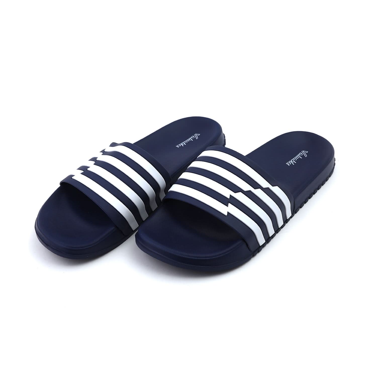 Valuable Open-toe Men's Slider - Navy Blue, Men's Slippers, Chase Value, Chase Value
