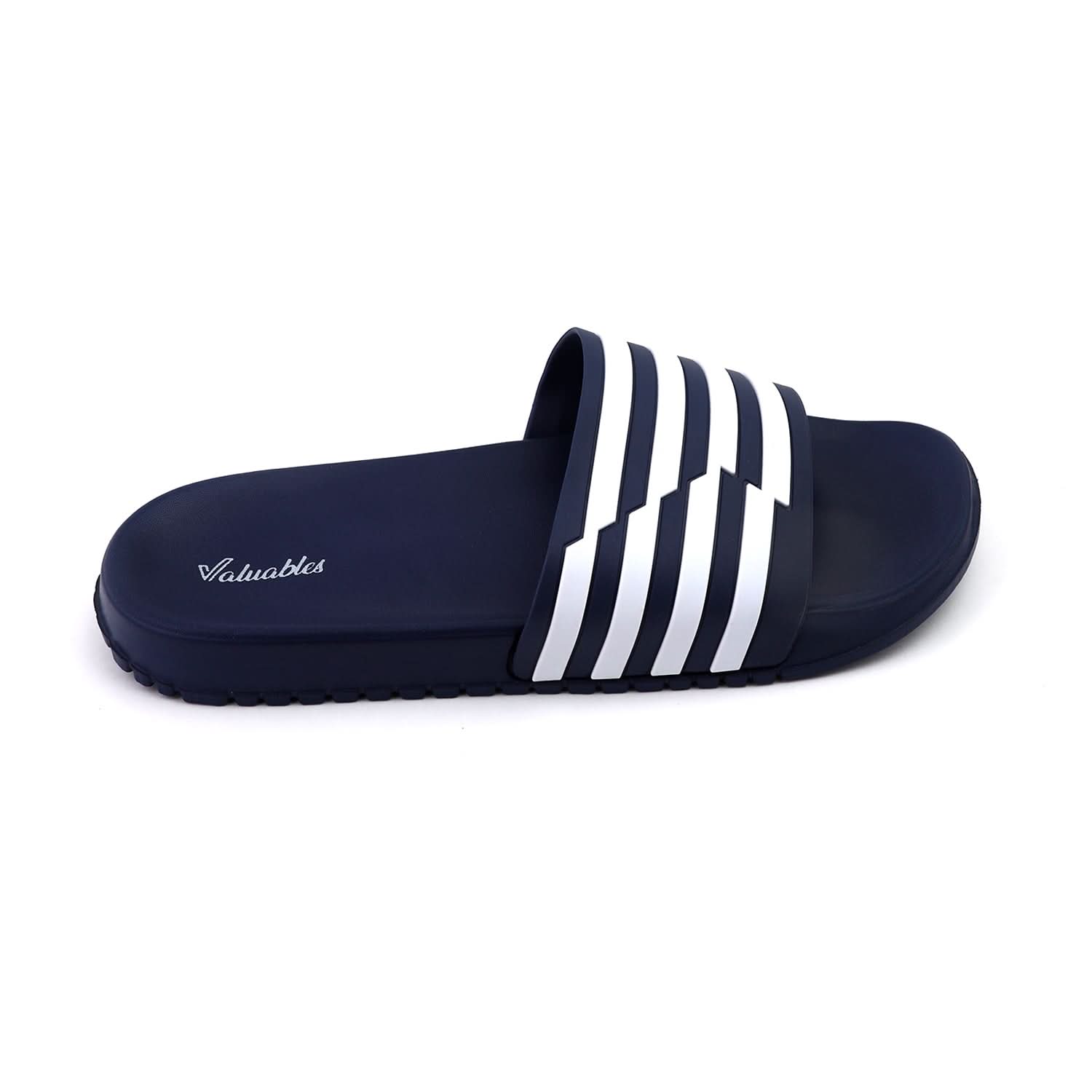 Valuable Open-toe Men's Slider - Navy Blue, Men's Slippers, Chase Value, Chase Value