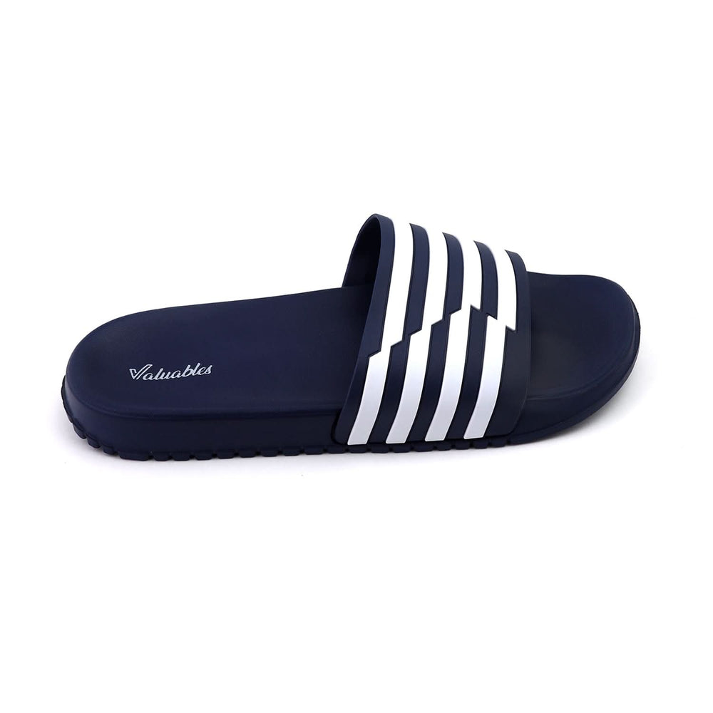 Valuable Open-toe Men's Slider - Navy Blue, Men's Slippers, Chase Value, Chase Value