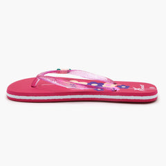 Women's Flip Flop Slipper - Dark Pink