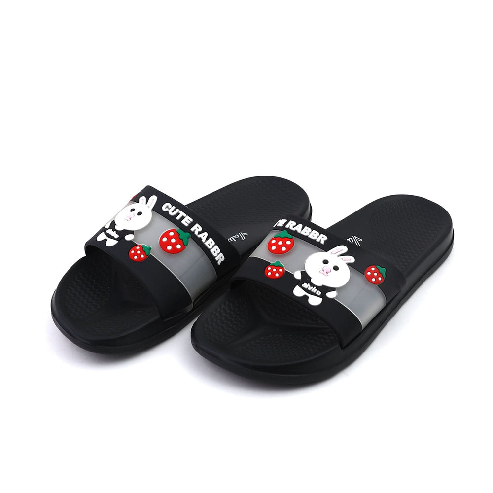 Valuable Women's Open-toe Slider - Black, Women Slippers, Chase Value, Chase Value