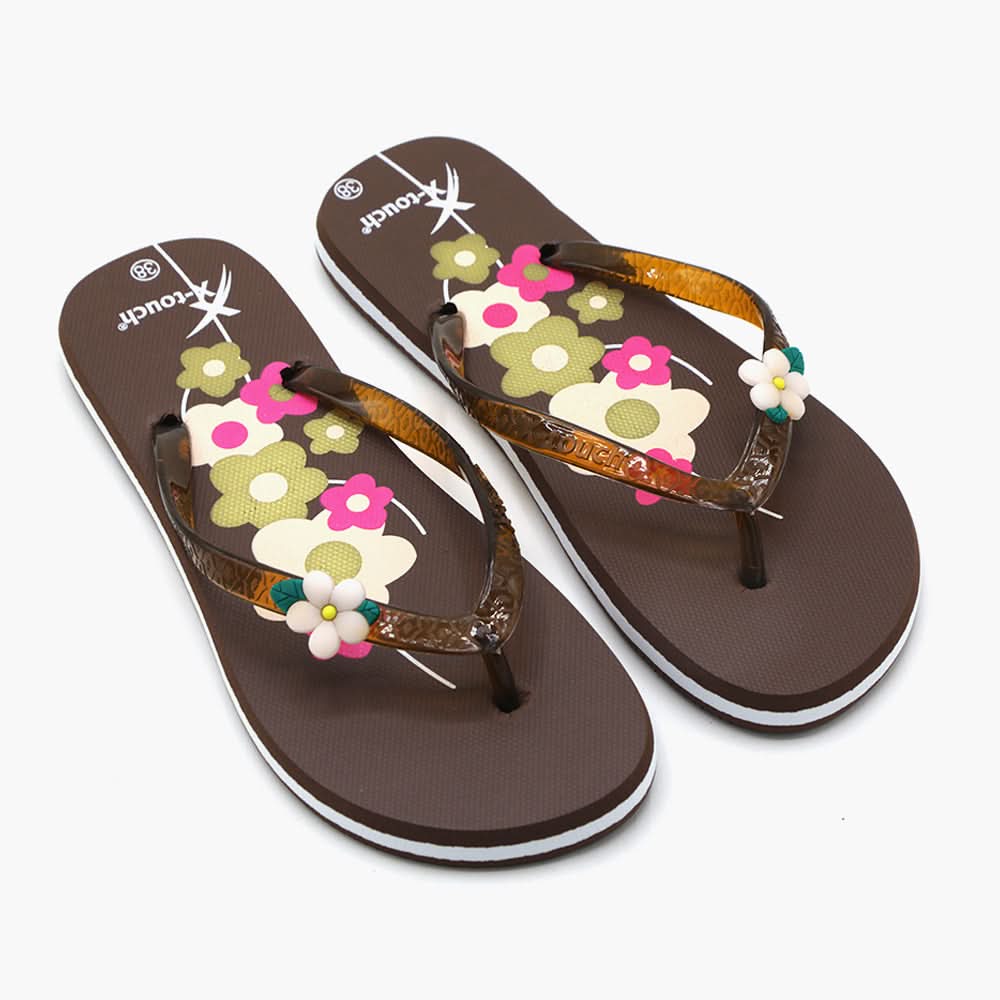 Women's Flip Flop Slipper - Brown, Women Slippers, Chase Value, Chase Value