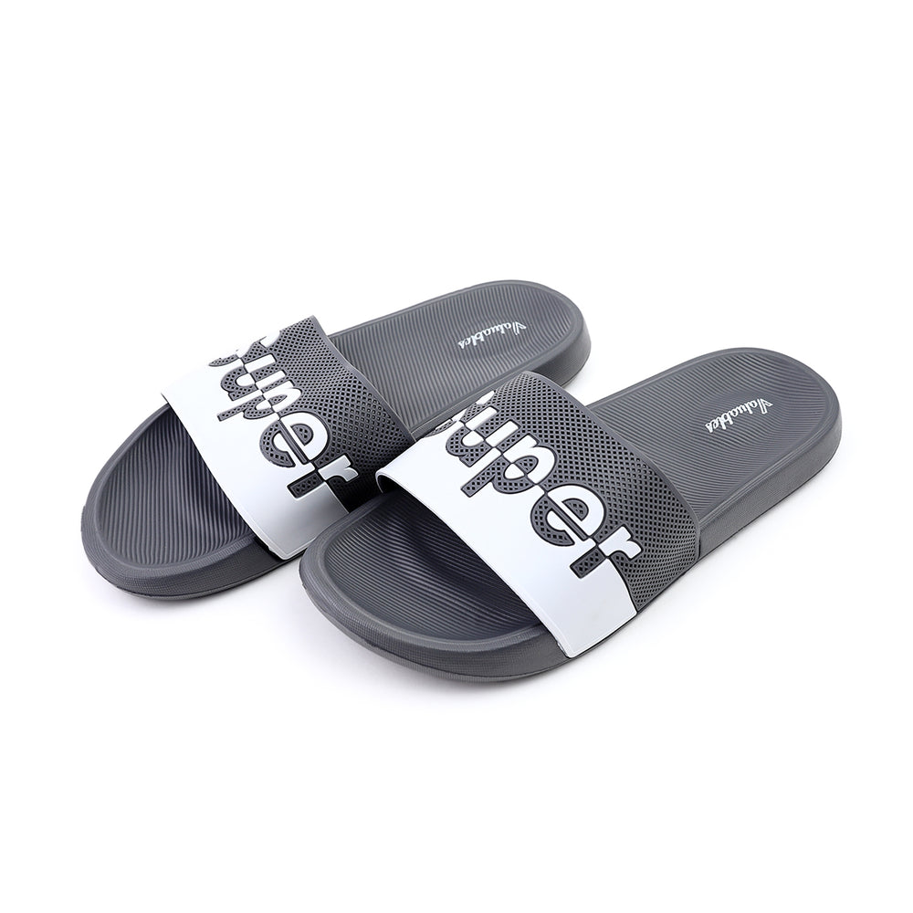 Valuable Open-toe Men's Slider - Grey, Men's Slippers, Chase Value, Chase Value