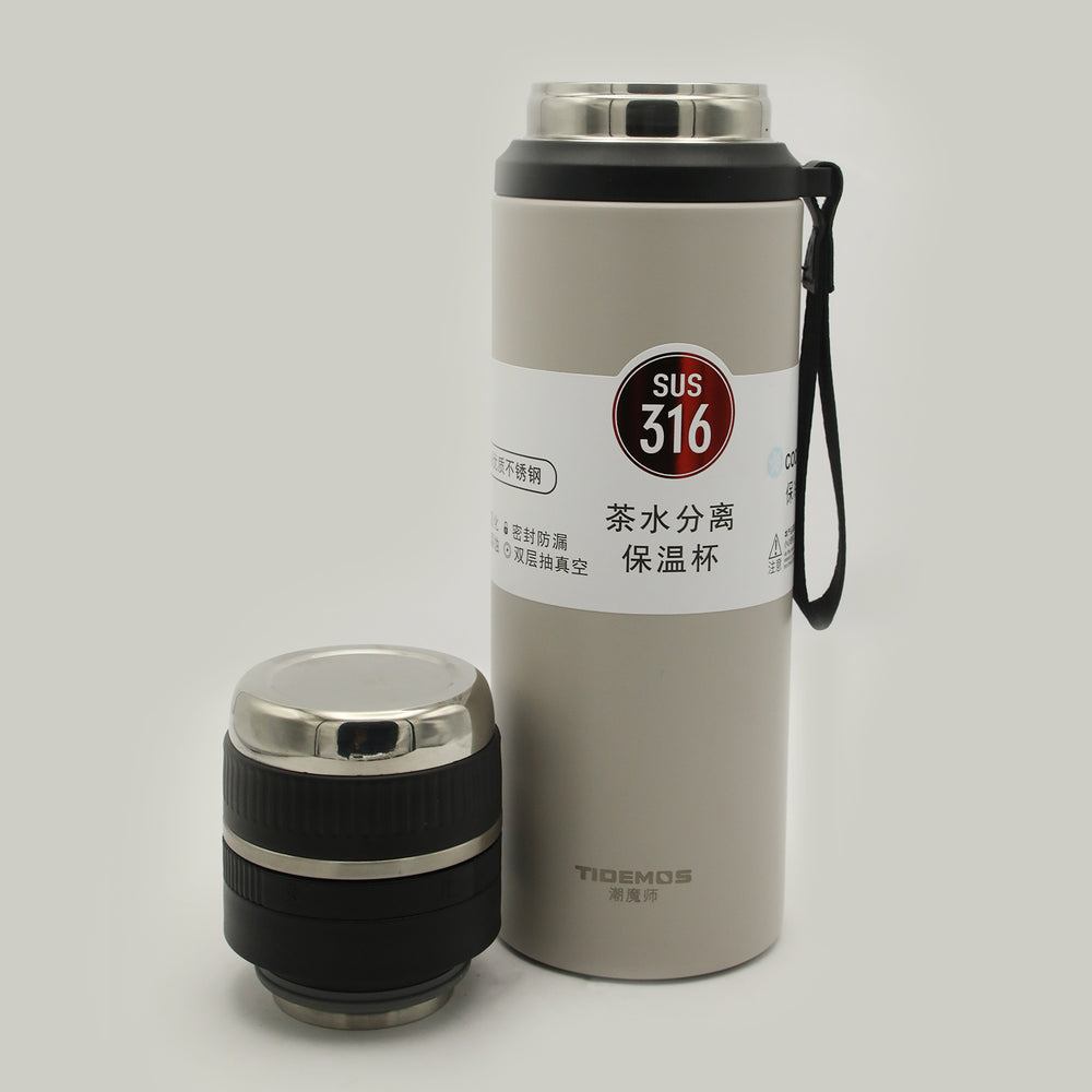 Tidemos Vacuum Bottle Stainless Steel 1000ml - Grey, Water Bottle, Chase Value, Chase Value