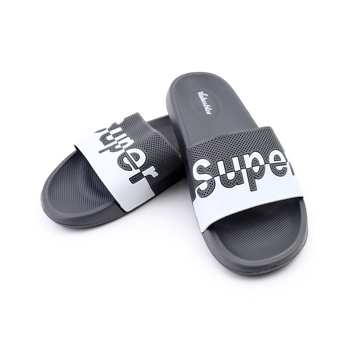 Valuable Open-toe Men's Slider - Grey, Men's Slippers, Chase Value, Chase Value