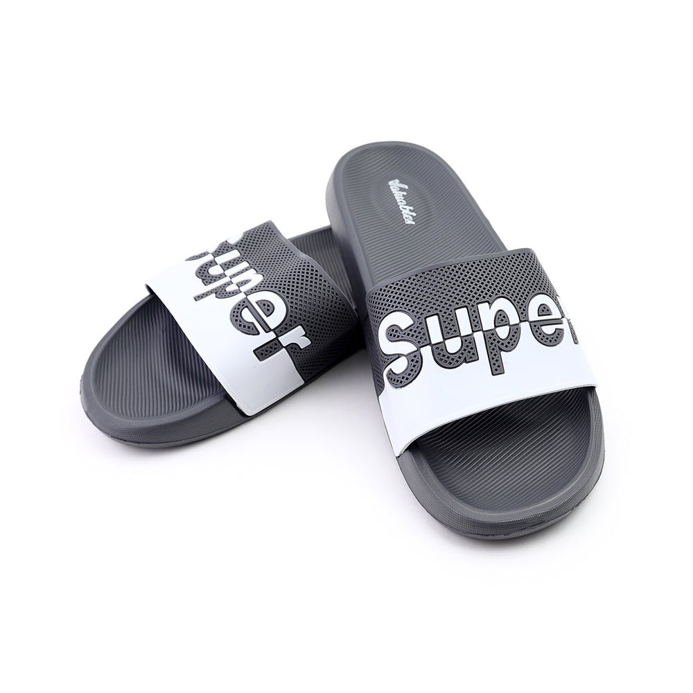 Valuable Open-toe Men's Slider - Grey, Men's Slippers, Chase Value, Chase Value