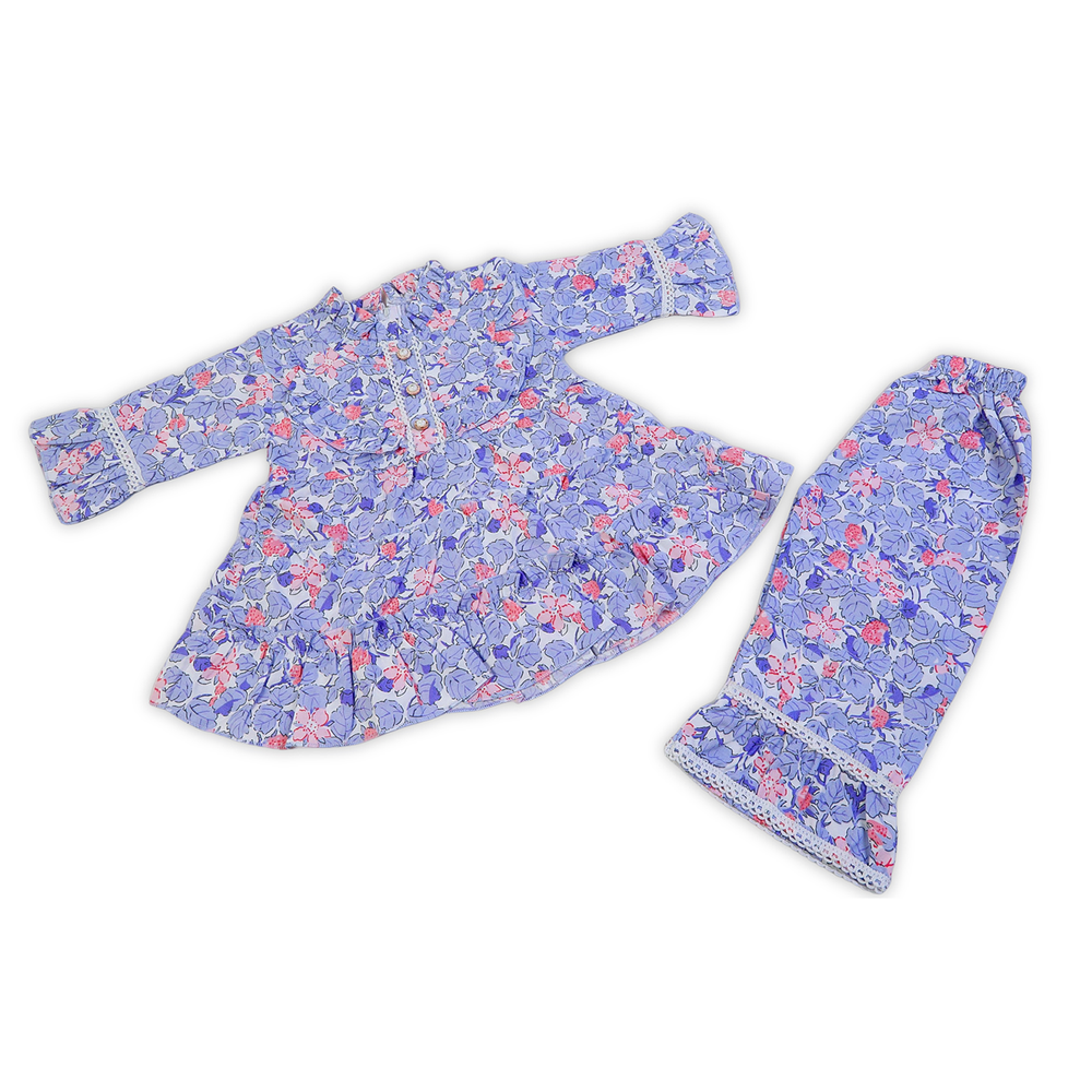 Girls Embrioded Shalwar Suit - Light Purple, Girls Shalwar Kameez, Chase Value, Chase Value