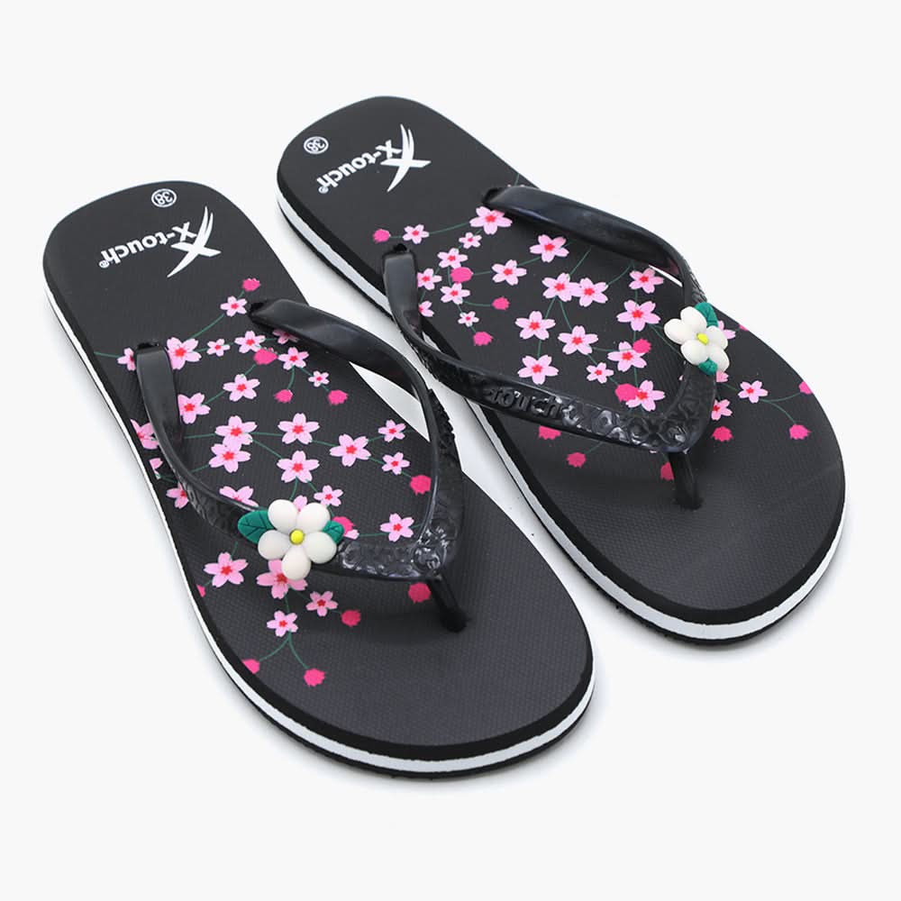 Women's Flip Flop Slipper - Black, Women Slippers, Chase Value, Chase Value