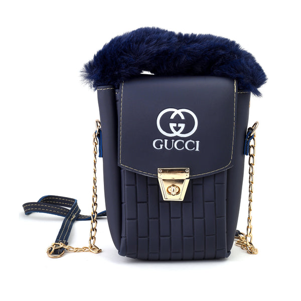 Women's Mobile Pouch - Navy Blue