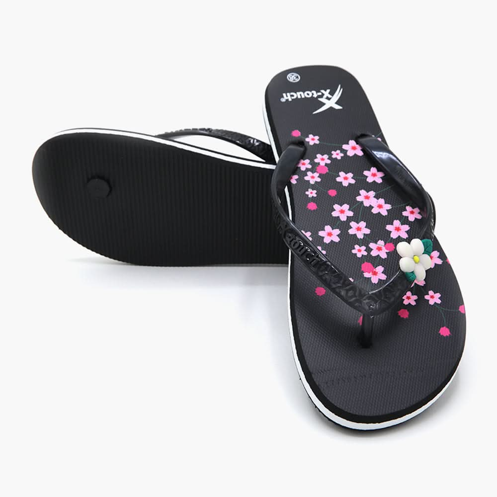 Women's Flip Flop Slipper - Black, Women Slippers, Chase Value, Chase Value