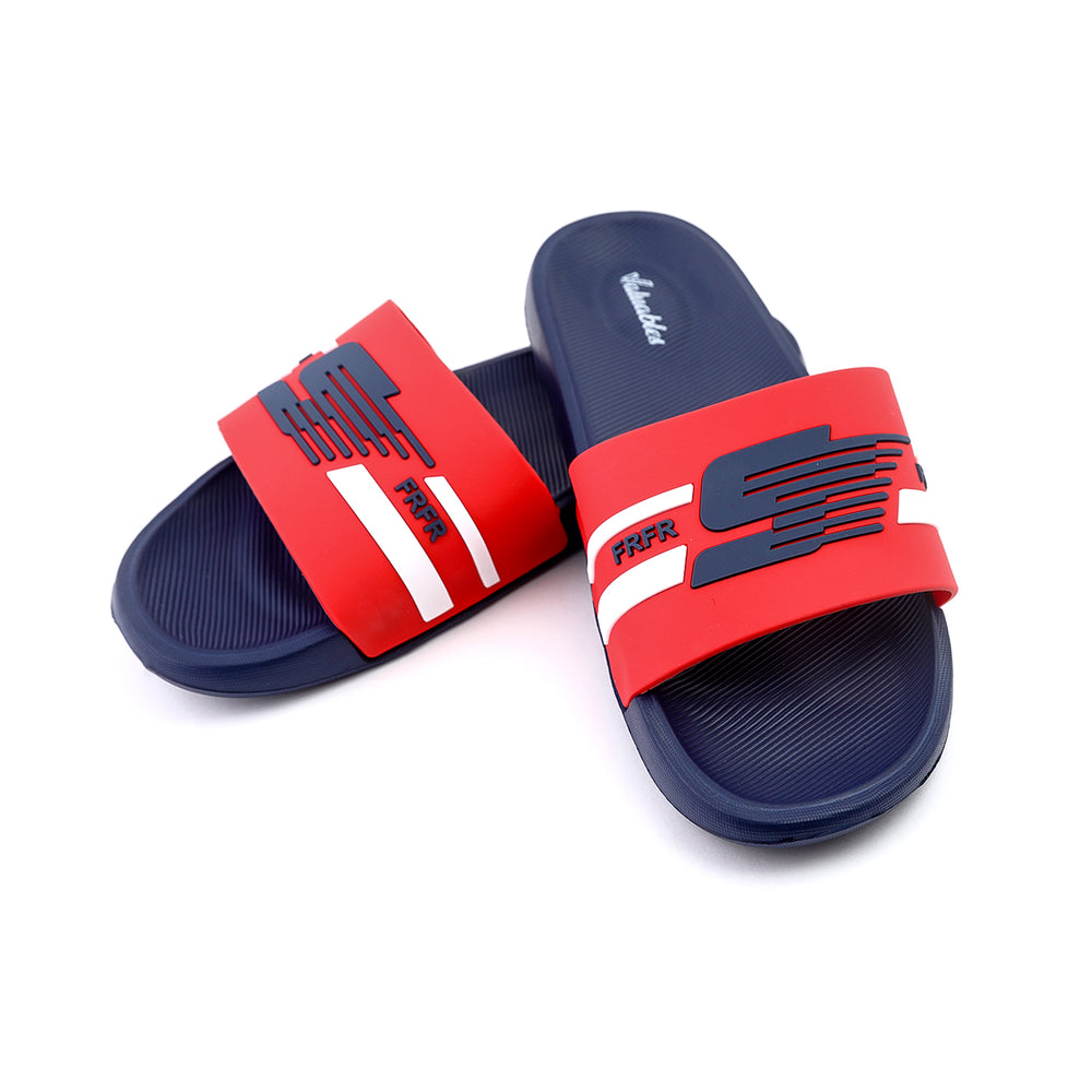 Valuable Open-toe Men's Slider - Navy Blue, Men's Slippers, Chase Value, Chase Value