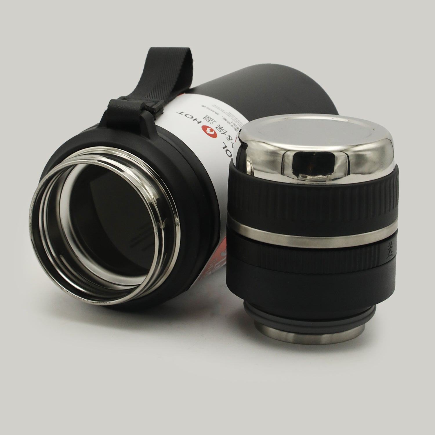 Tidemos Vacuum Bottle Stainlees Steel 850ml - Black, Water Bottle, Chase Value, Chase Value