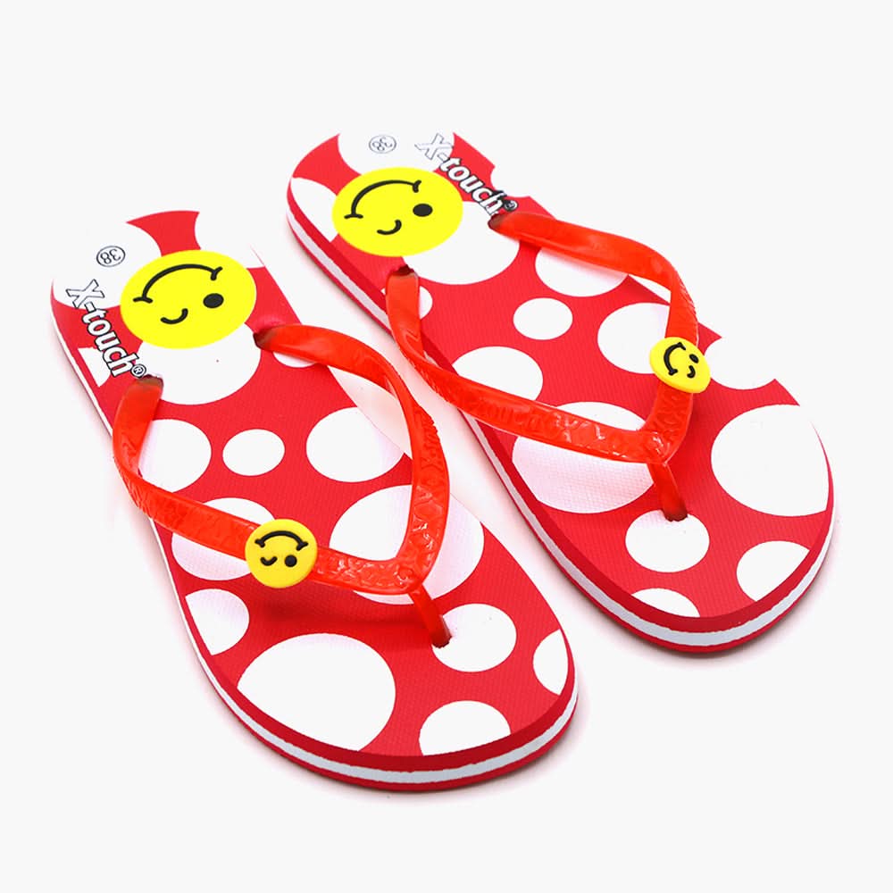 Women's Flip Flop Slipper - Red, Women Slippers, Chase Value, Chase Value
