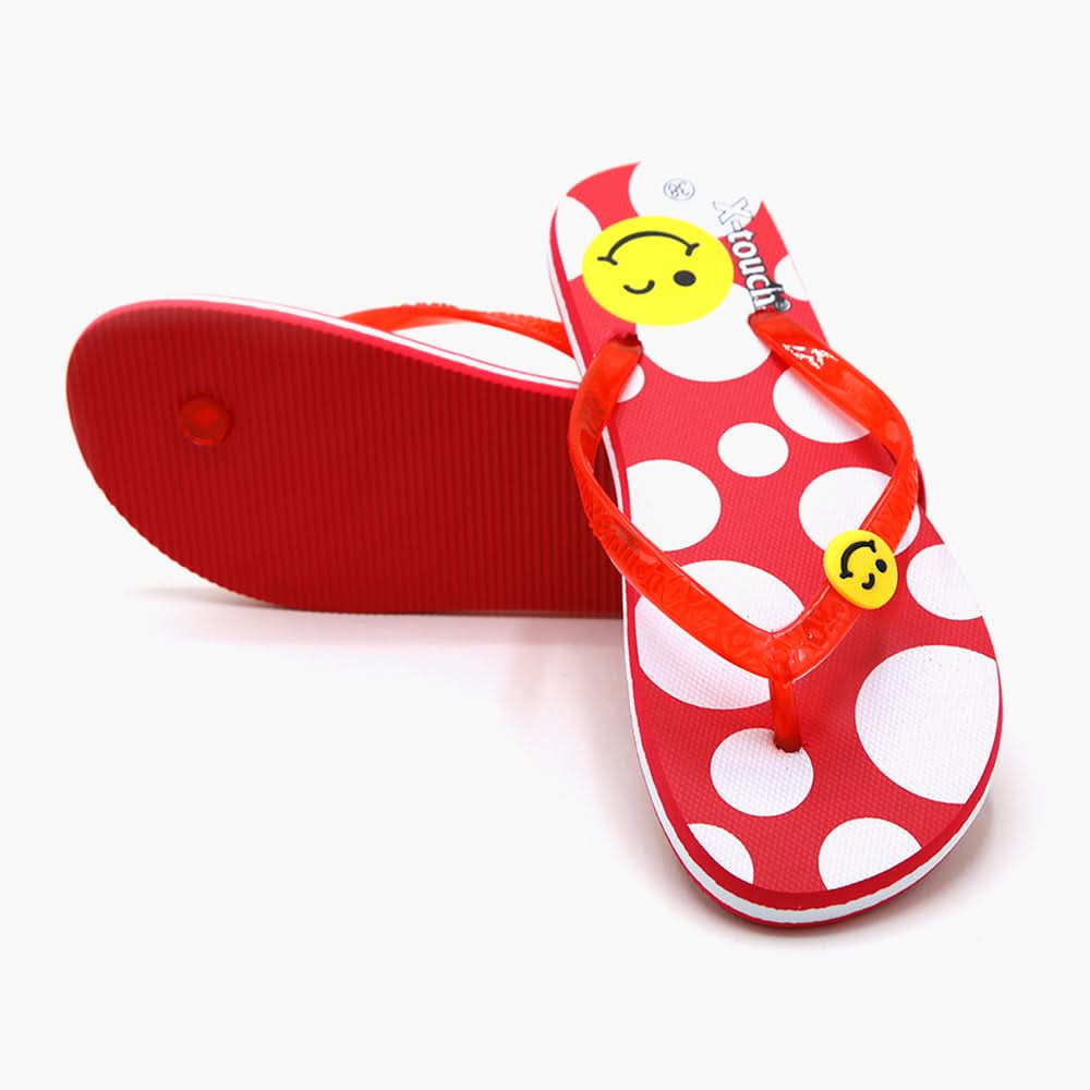 Women's Flip Flop Slipper - Red, Women Slippers, Chase Value, Chase Value