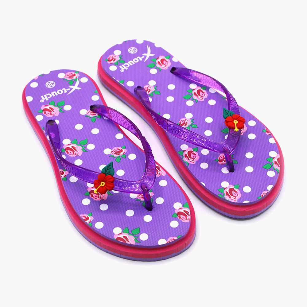 Women's Flip Flop Slipper - Purple, Women Slippers, Chase Value, Chase Value