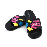 Valuable Women's Open-toe Slider - Black, Women Slippers, Chase Value, Chase Value