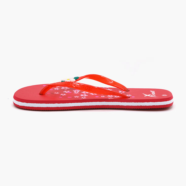 Women's Flip Flop Slipper - Red