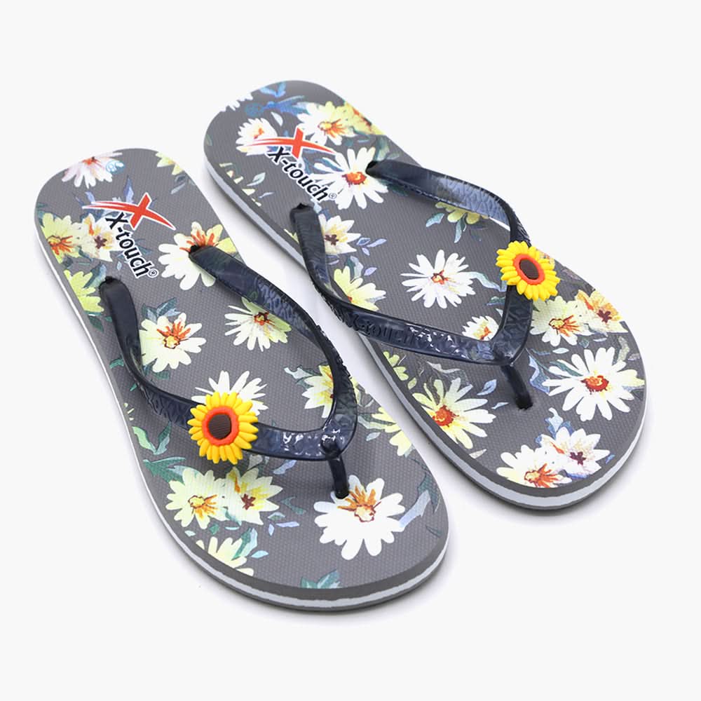 Women's Flip Flop Slipper - Grey, Women Slippers, Chase Value, Chase Value