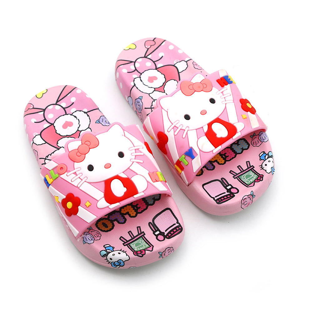 Girls Slider - Baby Pink, Girls Slippers, Chase Value, Chase Value