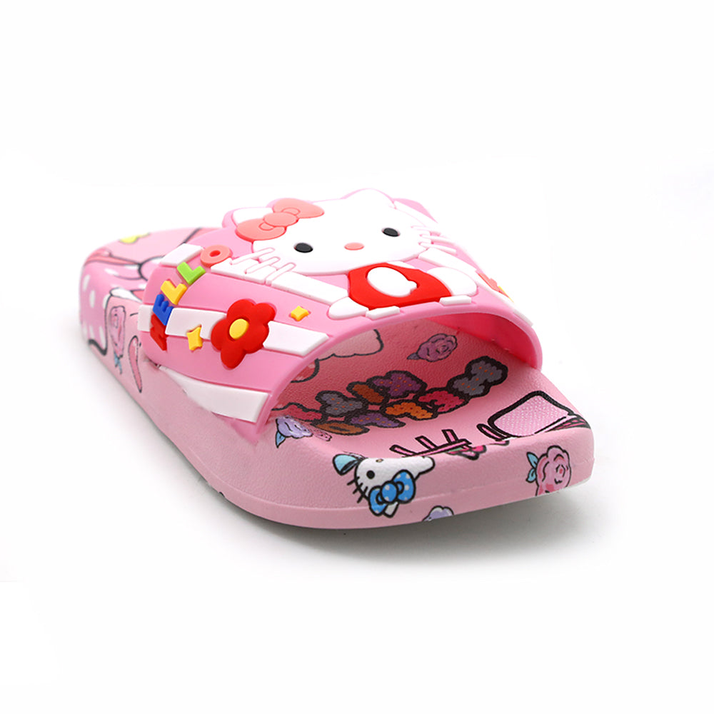 Girls Slider - Baby Pink, Girls Slippers, Chase Value, Chase Value