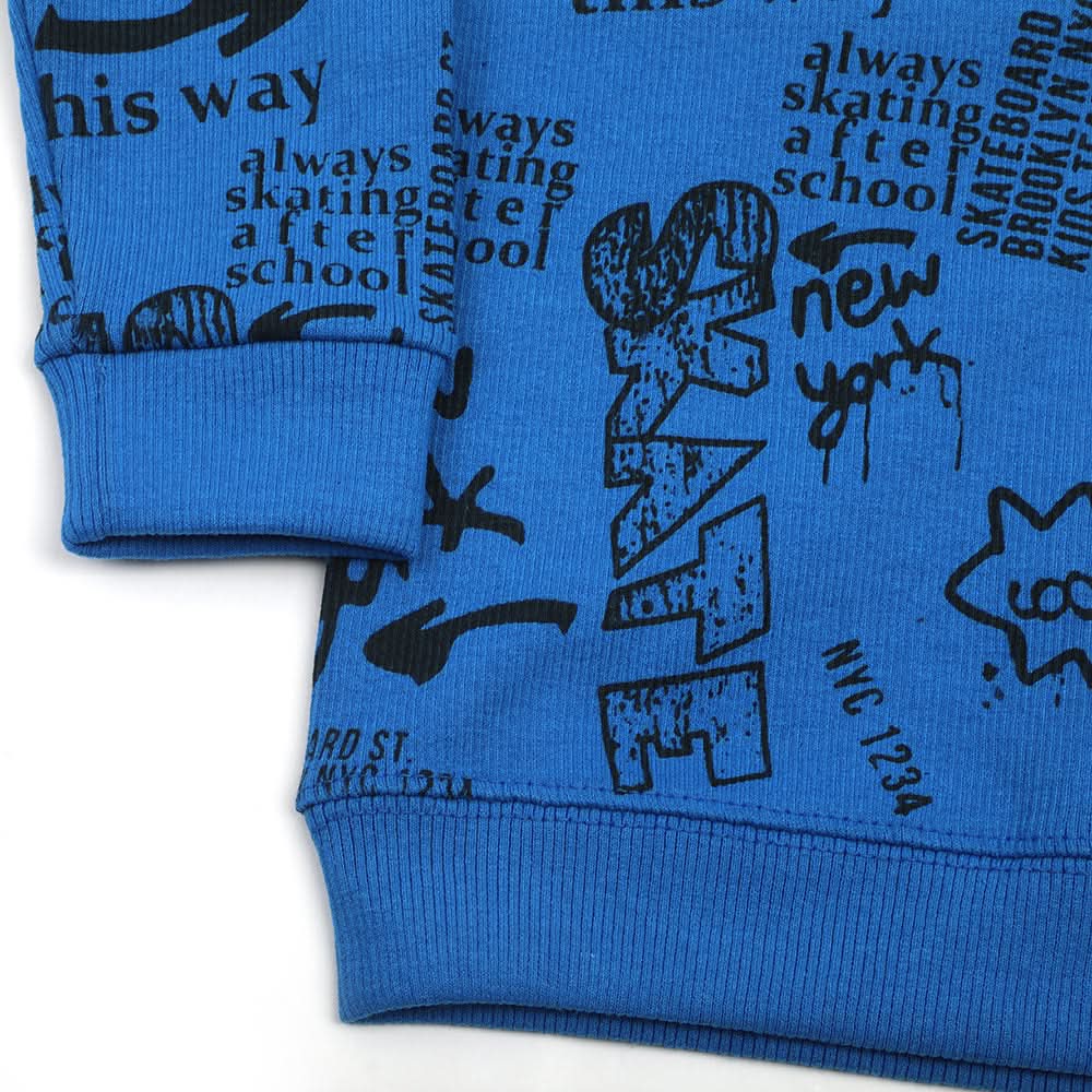 Boys Sweat Shirt - Blue, Boys Hoodies & Sweat Shirts, Chase Value, Chase Value