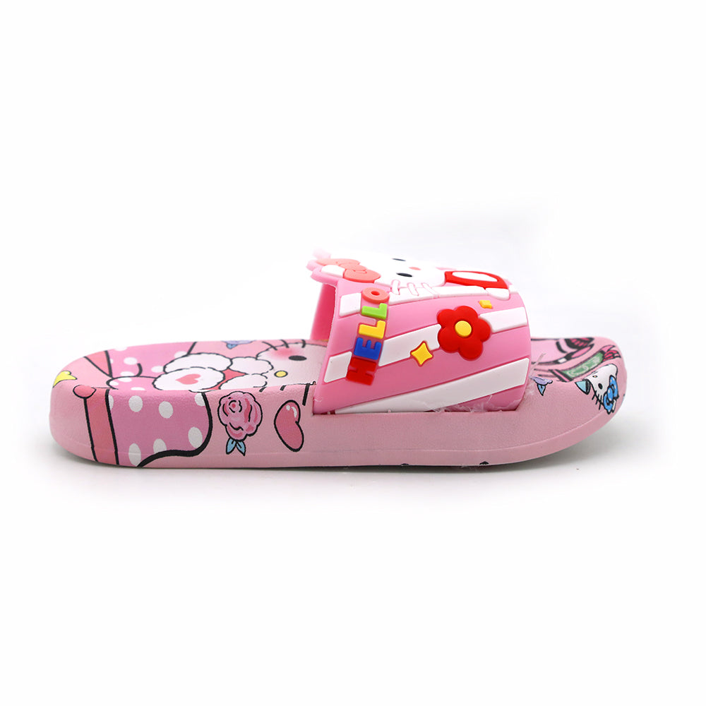 Girls Slider - Baby Pink, Girls Slippers, Chase Value, Chase Value