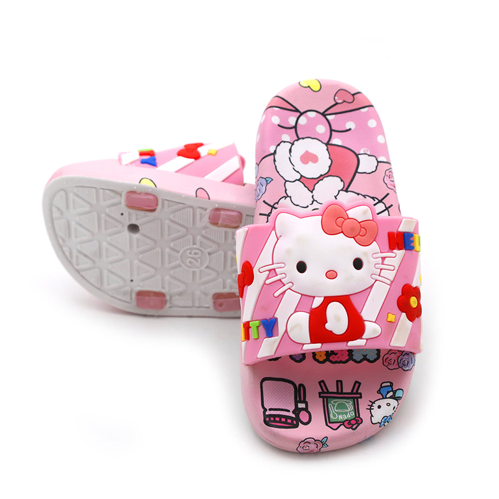 Girls Slider - Baby Pink, Girls Slippers, Chase Value, Chase Value
