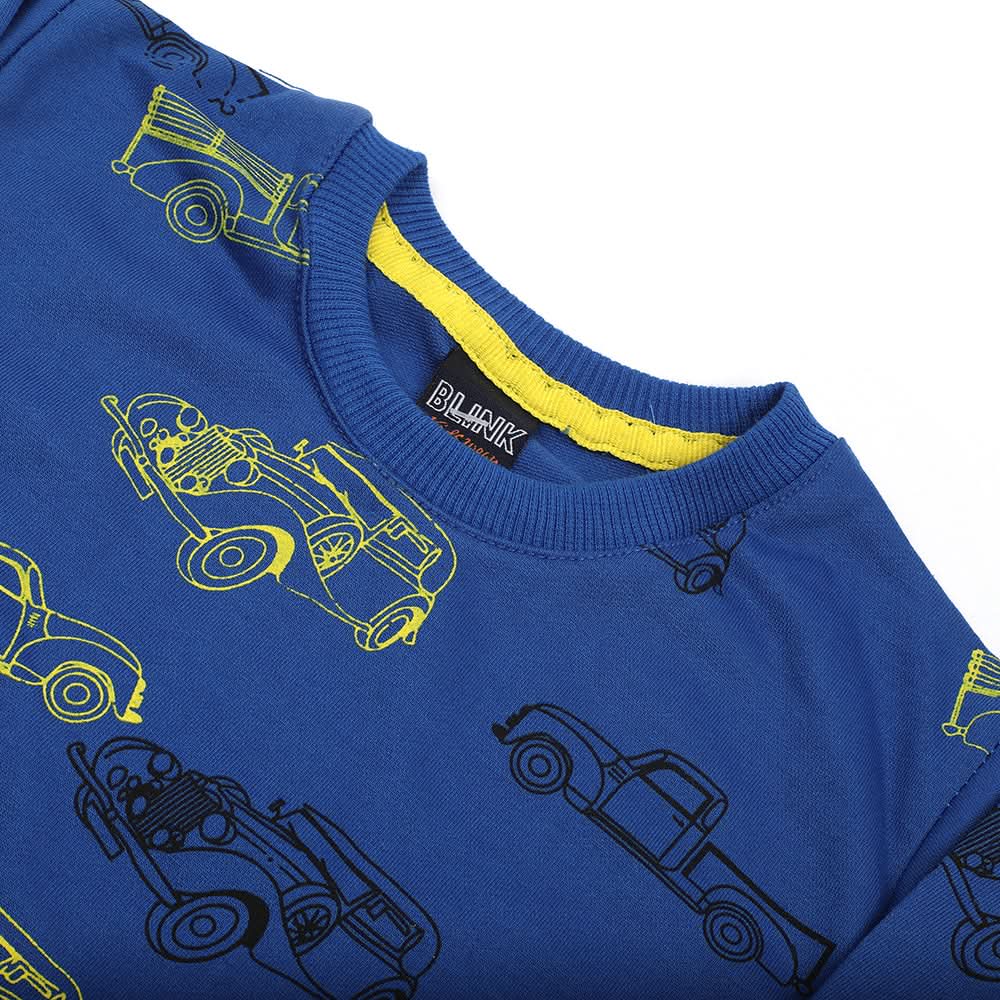 Boys Full Sleeves T-Shirt - Royal Blue, Boys T-Shirts, Chase Value, Chase Value