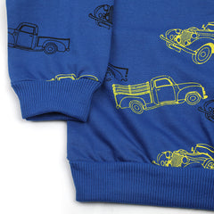 Boys Full Sleeves T-Shirt - Royal Blue