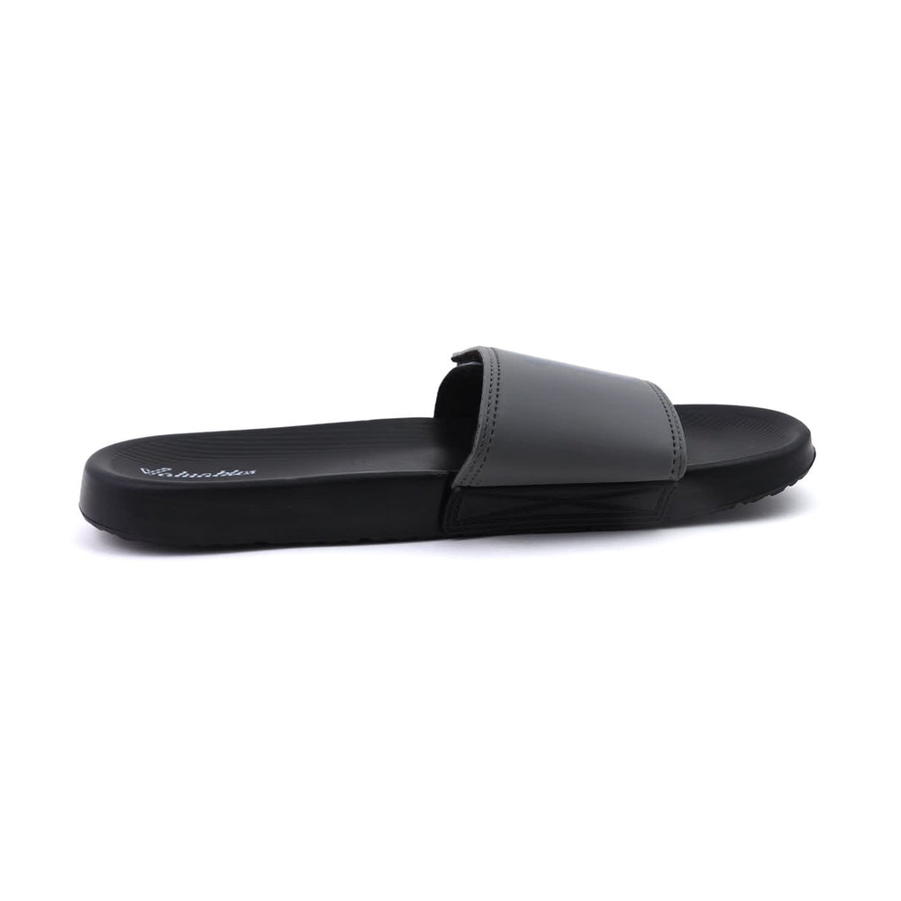 Valuable Open-toe Men's Slider - Black & Gray, Men's Slippers, Chase Value, Chase Value