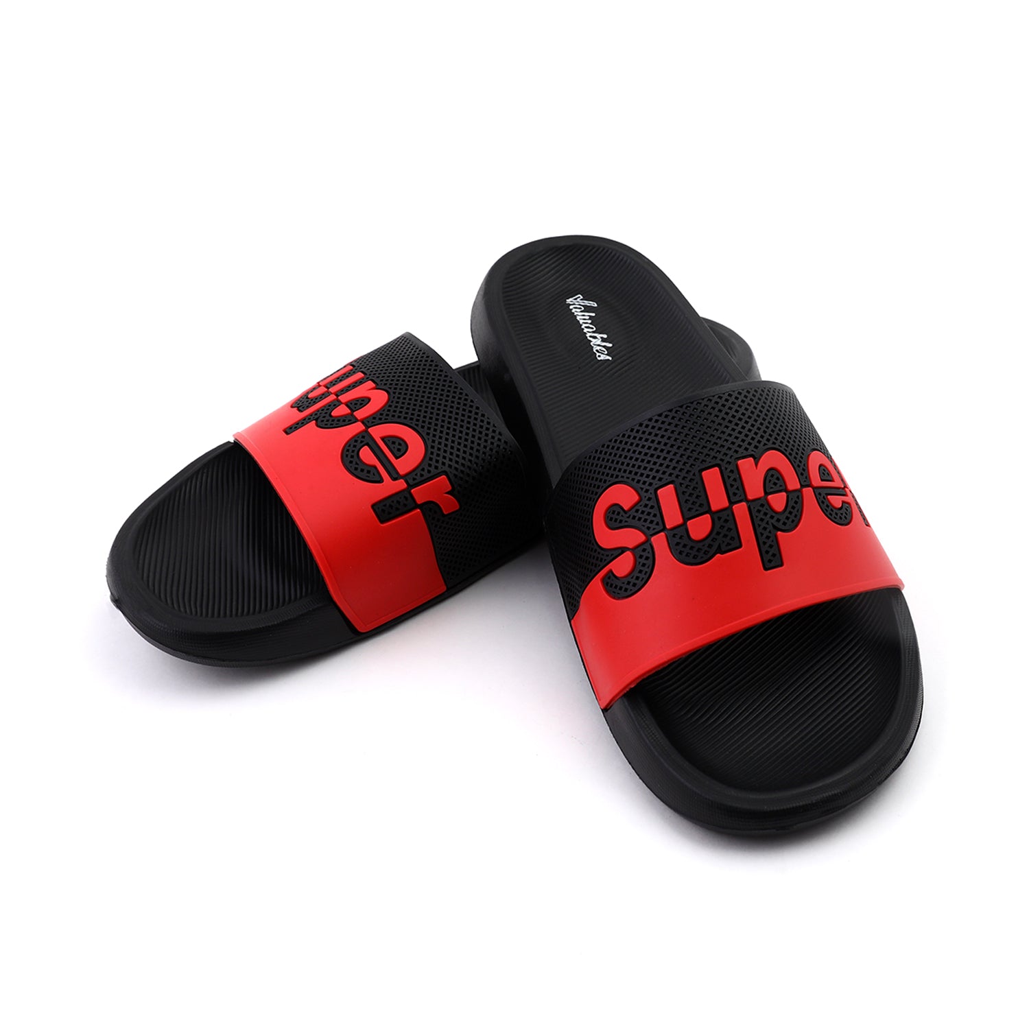 Valuable Open-toe Men's Slider- Black, Men's Slippers, Chase Value, Chase Value