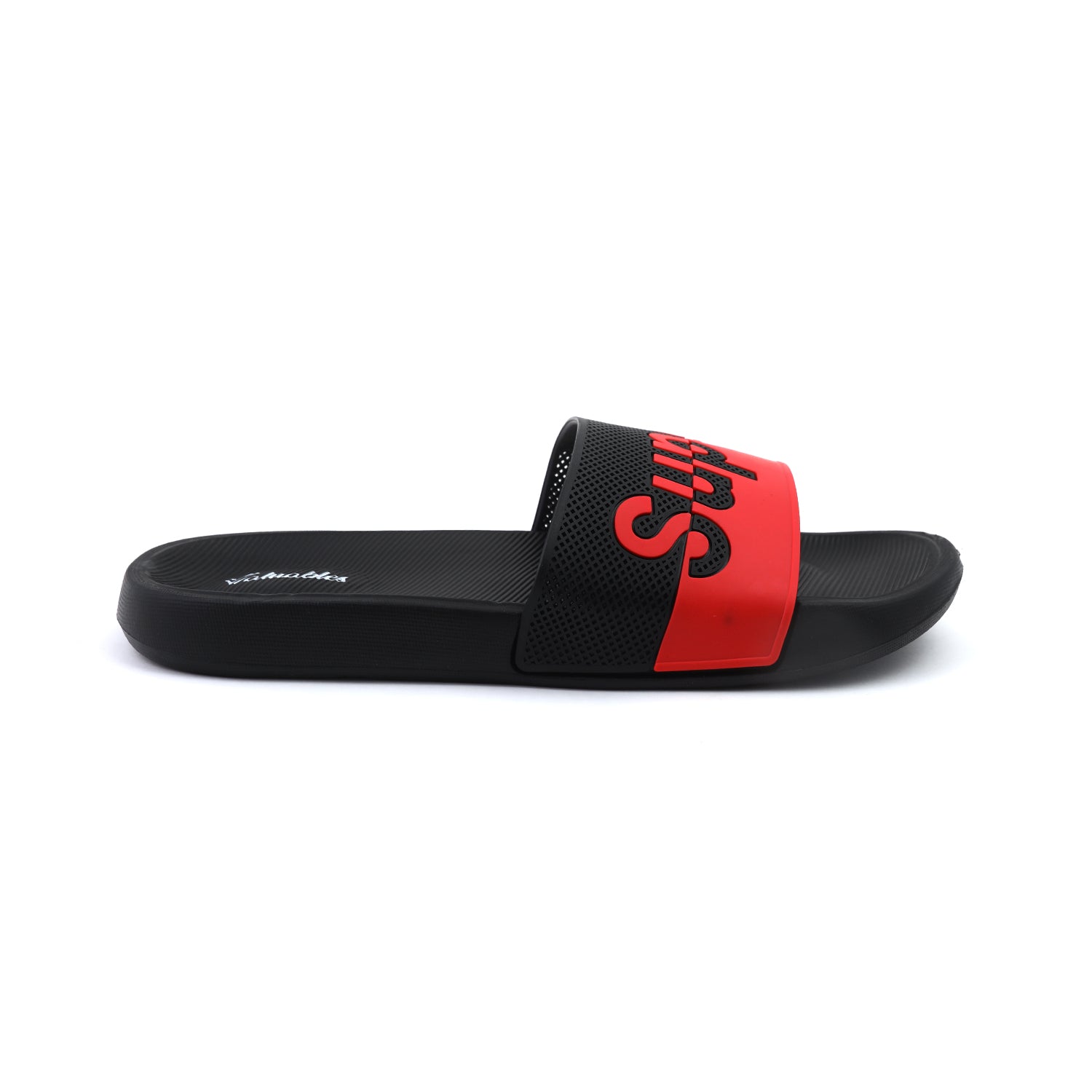 Valuable Open-toe Men's Slider- Black, Men's Slippers, Chase Value, Chase Value