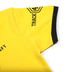 Boys Half Sleeves T-Shirt - Yellow