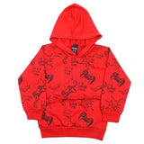Boys Hoodie T-Shirt - Red, Boys Hoodies & Sweat Shirts, Chase Value, Chase Value