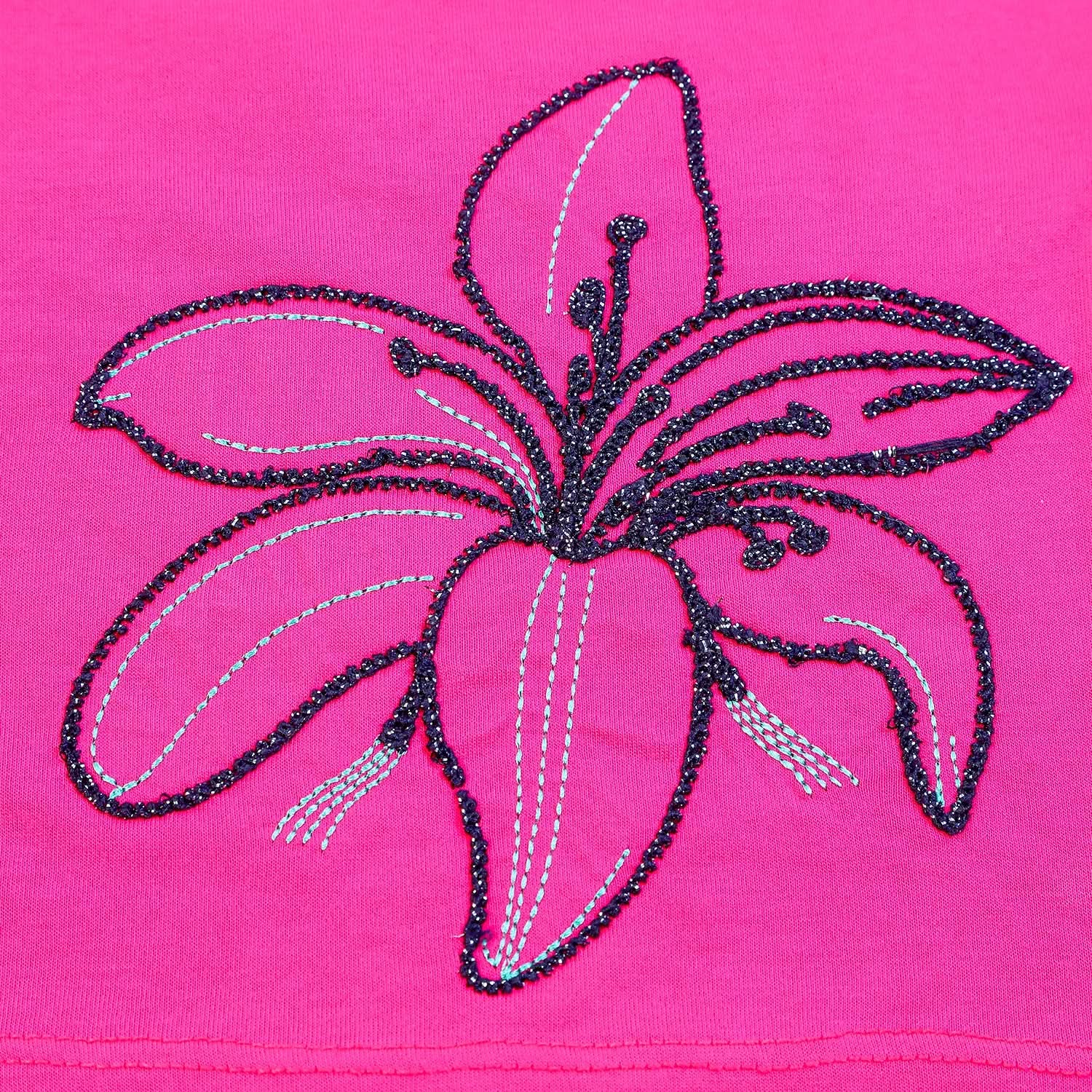 Eminent Girls Half Sleeves T-Shirt - Neon Pink, Girls T-Shirts, Eminent, Chase Value