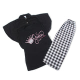 Girls Tight Half Sleeves Suit - Black, Girls Suits, Chase Value, Chase Value