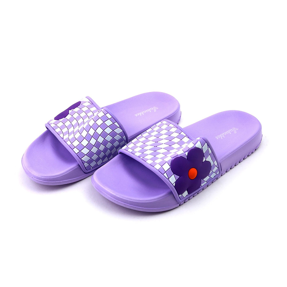 Valuable Women's Open-toe Slider - Purple, Women Slippers, Chase Value, Chase Value
