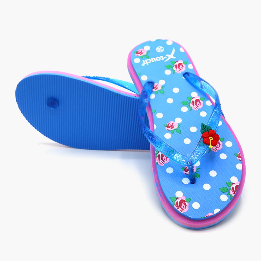 Women's Flip Flop Slipper - Blue, Women Slippers, Chase Value, Chase Value